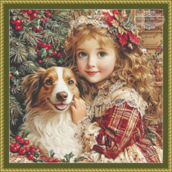 PuppyLove-575x575-v7.2-FRAMED Puppy Love - (Unique Art Factory)
