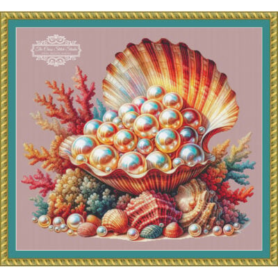 SeashellsAndPearls-425x385-v7.2-FRAMED Seashells And Pearls - (Anders Eismann)