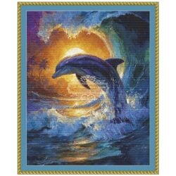 Dolphin in the Wave (Momart (Simonetta Zambelli))