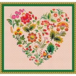 Heart of Flowers (The Cross Stitch Studio)