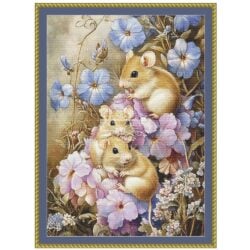 Mice Among the Flowers (Momart (Simonetta Zambelli))