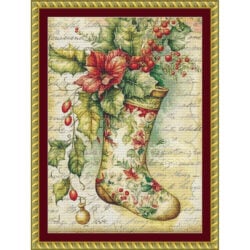 Victorian Christmas Stocking - (Svitlana  Yevhenii)