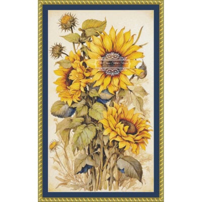 WildSunflowers-325x560-v7.1-FRAMED Wild Sunflowers - (Unique Art Factory)