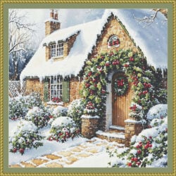 Winter Cottage - (Nook Craft Art)