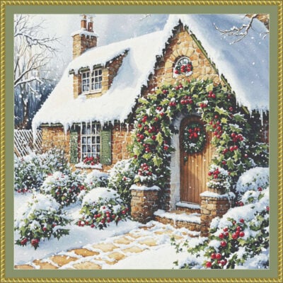 Winter Cottage - (Nook Craft Art)