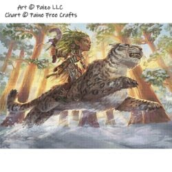 Druid riding her Leopard