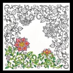 Zenbroidery Printed Fabric - Garden