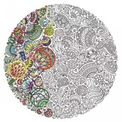Zenbroidery Printed Fabric - Ornaments