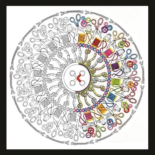 Zenbroidery - Sewing Mandala