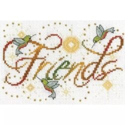 Friends Counted Cross Stitch Kit