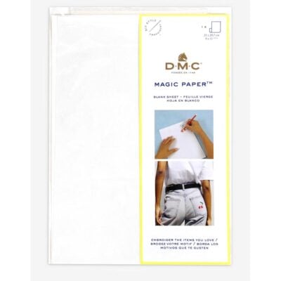 DMC - Blank Magic Paper Sheet - Soluble Paper Sheet Sticker