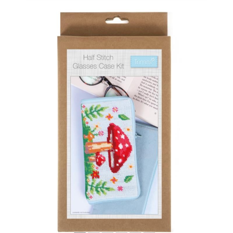 Tapestry Kit: Stitch Your Own Glasses Case: Toadstool