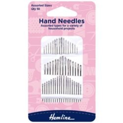 H210-50 Hand Sewing Needles: Household Assorted: 50 Pieces