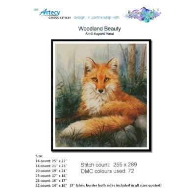 Kit CoverArtecyWoodlandBeauty Woodland Beauty (Kayomi Harai/Artecy) - 18 count EC ready-to-ship kit (PDF included)