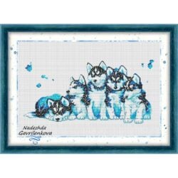 Star Huskys (Nadezhda Gavrilenkova) (Ready to ship kit, PDF included)